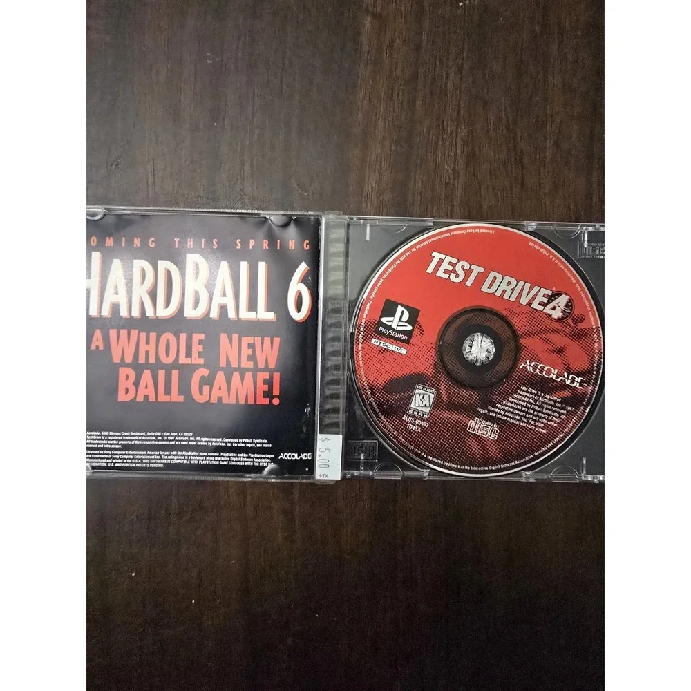 Test Drive 4 PS1 Excellent CIB‎ Complete w/ Reg Card